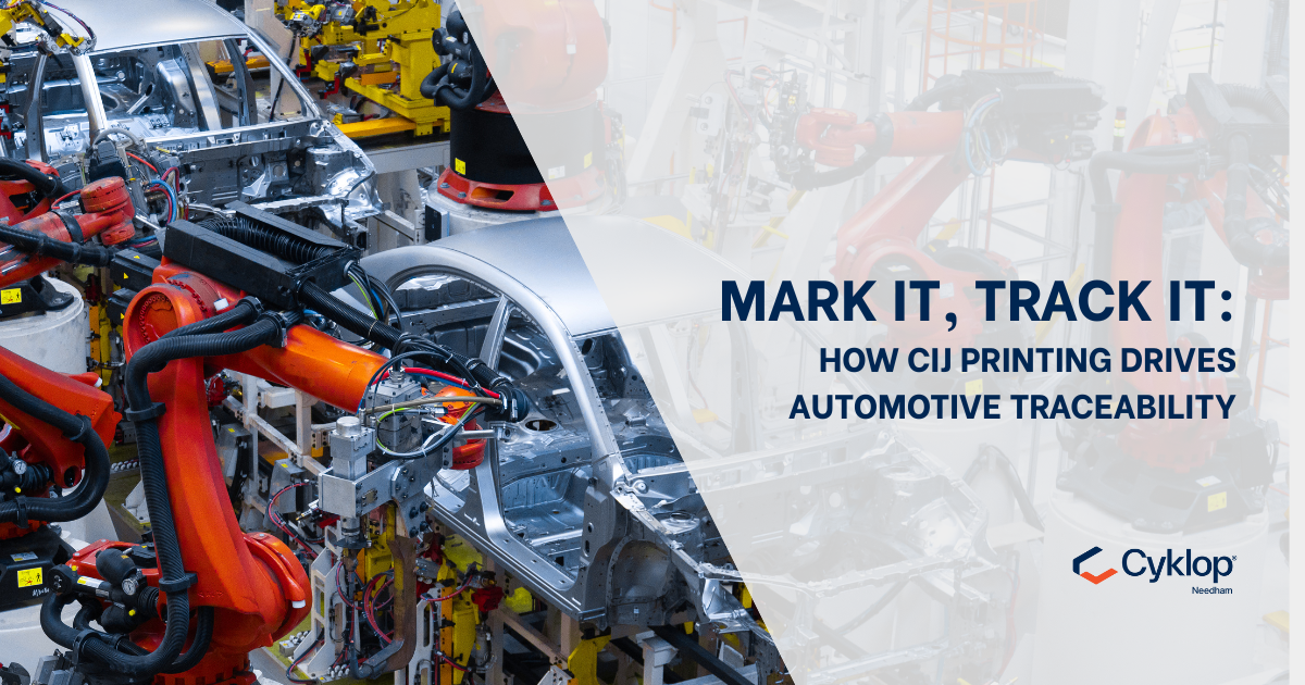 Mark it, Track it: How CIJ printing drives automotive traceability