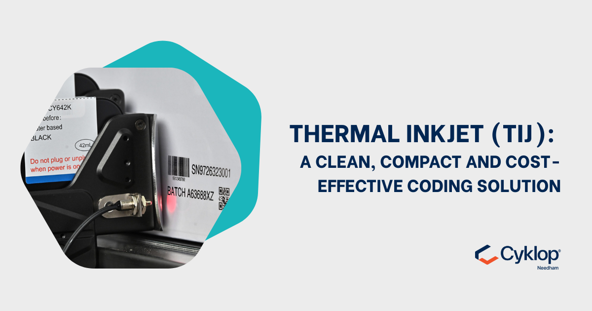 Thermal Inkjet (TIJ): Clean, Compact and Cost-Effective Coding