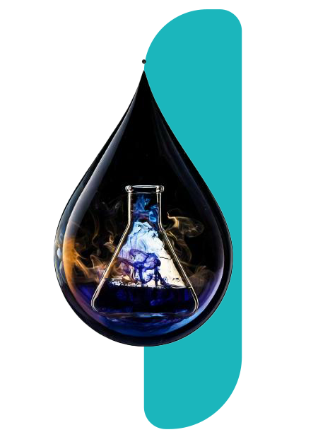 Firefly quality testing of ink in a flask within a lab 31755-1